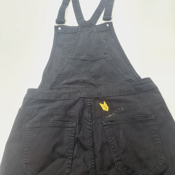 Superdown Gia Denim Overalls in Black Small - Picture 14 of 14